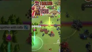Разрушительная осада в KVK! Смотрите полное видео #riseofkingdoms #engineering #gaming #rok
