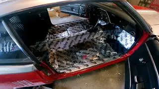 installing Kilmat sound deadener in my 1968 firebird
