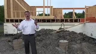 Building new house in Winnipeg - Construction of a foundation for an attached garage