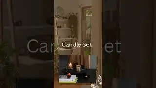 Candle | Candle Set | Candle Holder | Candle Tray #candles #candleholder #homedecor #homeaccesories