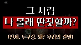 [타로] 그 사람, 나몰래 딴 짓 할까?💔 누구와, 왜, 언제? ⚠️소름주의⚠️
