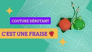 Je fabrique des fraises en tissu ultra réalistes 🍓 | DIY couture