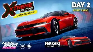 NFS: No Limits DAY 2 - Ferrari 12 Cilindri ( Xtreme Racing Championship - Rising Rank ) NFSWINDER