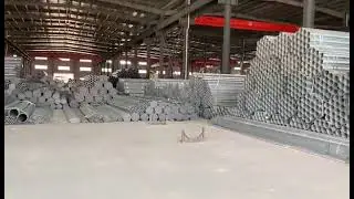 China factory wholesale zinc coated galvanized steel round pipe tube