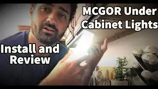MCGOR Under Cabinet Lights - Unboxing and Review