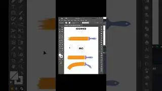 Difference between beginner and pro graphic designer #adobeillustrator #graphicdesign