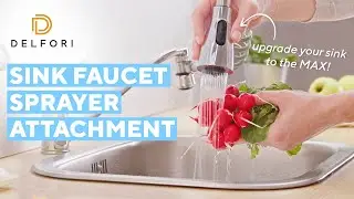 Sink Faucet Sprayer Attachment | Easy Installation & Versatile Use for Kitchen, Bath, Garden & Pets