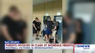 Africans Clash With Aussie Football Parents.(Avondale Heights) Nine News