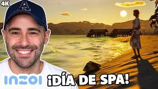 &iexcl;TORMENT&Oacute;N y d&iacute;a de SPA en InZOI! Y se me estropean los cultivos... 🏝️ 4K Ultra