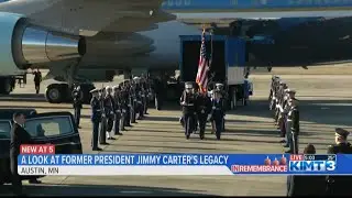 A look at former President Jimmy Carter's legacy in Minnesota and Iowa