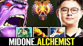 MIDONE Alchemist [FULL GAMEPLAY] - Safelane Pro Guide | Dota 2 IMMORTAL GAMEPLAY