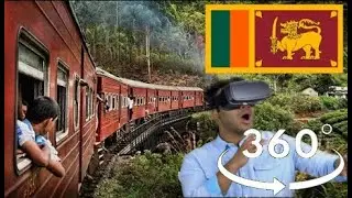 VR 360 Trains of Sri Lanka - Ella, Kandy, Colombo # VR Train 360