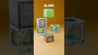 Blender 3D realistic minecraft slime vs lava🔥💎 #youtubeshorts #viralshorts #blender #3d #minecraft