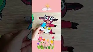 DIY paper Deer from forest 99 night but he's a baby #howto  #papercraft #diy #trend