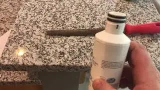 LG refrigerator water filter won&rsquo;t screw in. Solved