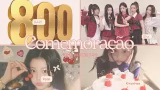 COMEMORAÇÃO 800 INSCRITOS                         AMO VCS 💞💞💞
