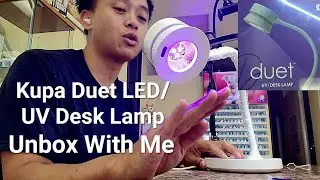 First Look at Drying Gel Light Duet LED/UV Desk Lamp by Kupa  #nail #nailtech #ledlights
