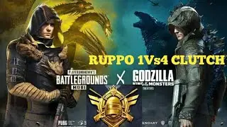Ruppo 1v4 clutch in conqueror players Pubg | with M416+M762 combo | #short# #ruppo#