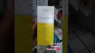 Photostable Sunscreen Emulgel &hearts;️ #sunscreen #favriout #skincare #products #shorts #viralvideo #like