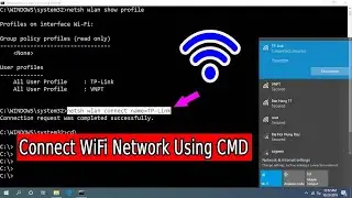 How To Connect WiFi Network Using Command Prompt.