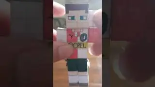JUGADOR DEL FEYENOORD A&Ntilde;O 1986 PAPERCRAFT #shorts #minecraft #papercraft #feyenoord #1986s