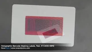 CopyGuard Holographic Tamper Evident Barcode Masking Label - 2