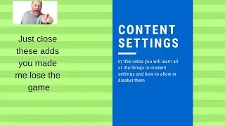 Content Settings