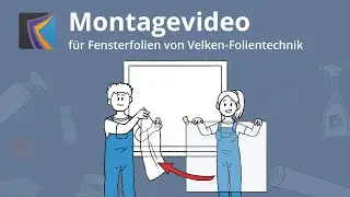 Fensterfolie anbringen ✅ So einfach geht es! Montage Anleitung vom Profi | Velken.de
