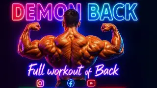 🔥 DEMON BACK Workout | Build MONSTER Back Thickness & Fullness 💥 #naturalbodybuilding #gymvlog 