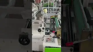 Bopp film triangle folding machine #foldermachine #foldingmachine #boppfolder