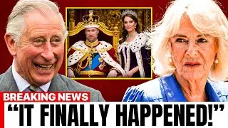 NO ONE WAS READY &mdash; Catherine & William APPEAR as King & Queen for the FIRST TIME