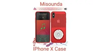 Misounda-IPhone X Case with Reinforcement Music Output and Stand Unboxing