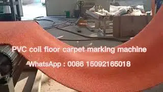 double color pvc coil car mat floor carpet door mat making machine
