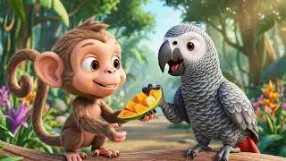 Kids Moral Story in Hindi | Share Your Food | Cartoon for Toddlers | Dharma Dost