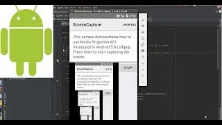 Screen capture avec Media projection API