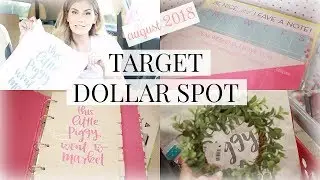 TARGET DOLLAR SPOT 2018 | SHOP WITH ME + HAUL | BACK TO SCHOOL, FARMHOUSE DECOR + MORE!