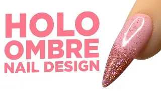 Young Nails Nail Demo - Holo Ombre Nail Design - Gel Nails