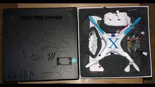 Cheerson CX-30W - WIFI micro quadcopter - Quick Review and Outdoor fly with PiP onboard video