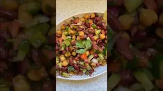 how to make easy Kidney beans salad recipe | Red Bean Salad | Lobia Salad