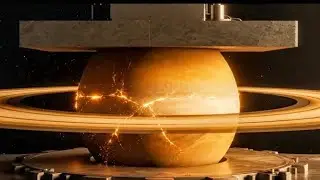 Hydraulic Press Crushing Planets ASMR | Oddly Satisfying ASMR Video  Planets | Stress Relief Video