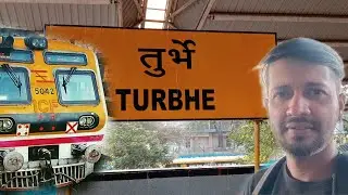 Turbhe Navi Mumbai unique Railway station  # Mumbai Train Vlogger!!