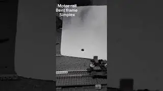 Motor rail bent frame simplex