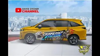 Design Stiker LIVERY XENIA NEW || #cuttingstiker #automobile #stiker