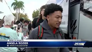Fans send off University of Miami Hurricanes