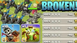 ABSOLUTELY NO SKILLS NEEDED FOR THIS CRAZY ATTACK 🤯🔥 | Mass Totem+ Dragon Riders Army