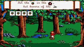 Little Red Riding Hood - 100% walkthrough (1991, MS-Dos) [Played as the Girl]