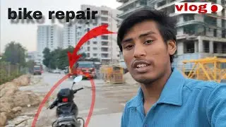 We are go to bike  repair and Seat changing and Indicator sensor change arun vlog 