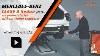 Mercedes Benz Clase A Sedan [V177] 2018- Montaje de enganche y kit electr&oacute;nico (724)