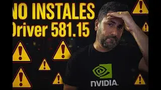 ⚠️NO instales Driver NVIDIA 581.15 ❌ Pantalla Negra de Vuelta! | forzar DLSS 3.10.4 en tus juegos 🎮