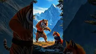 Cat Fight Tiger Safe it #shorts
